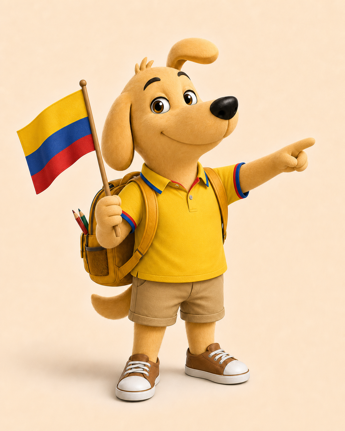 Almendra en versión 3D para un evento de Colombia